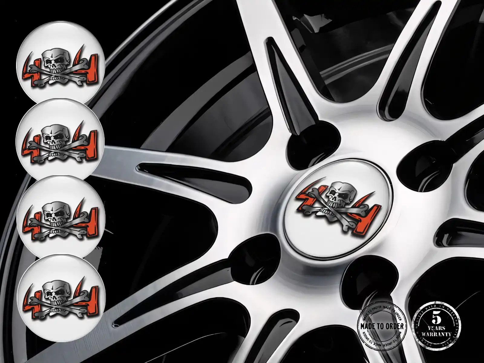 Rim Decals Logo Premium Silicone Labels